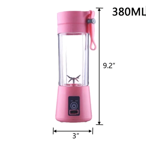 Portable Juicer Blender Cup USB Rechargeable Mixer Smoothies Mini Fruit Machine - Picture 4 of 11
